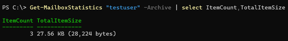 Check if emails are moving to Online Archive