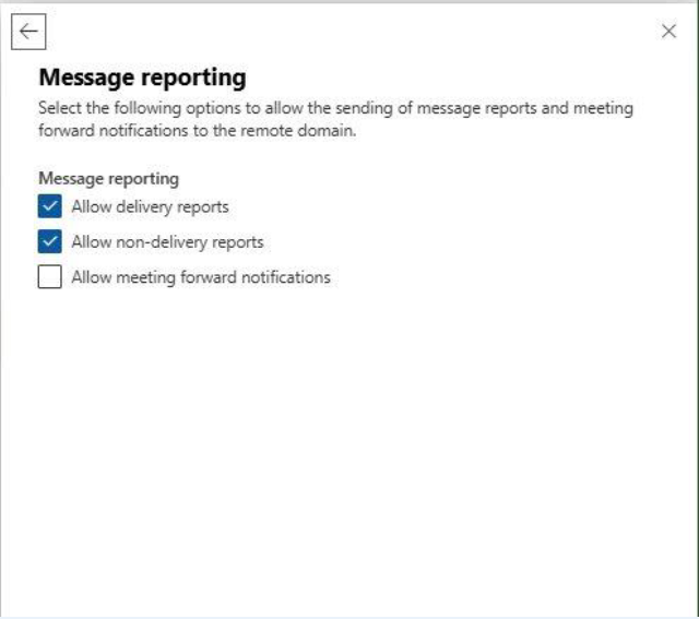 Message reporting