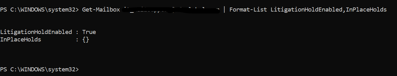 checK Hold on mailbox